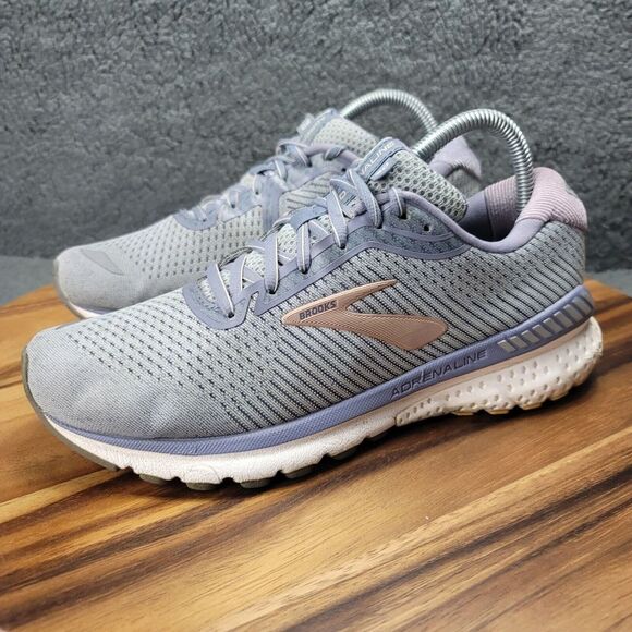 Brooks Adrenaline GTS 20 1202961B073 Running Shoes Womens Size‎ 9 B Grey Pink - Picture 5 of 11